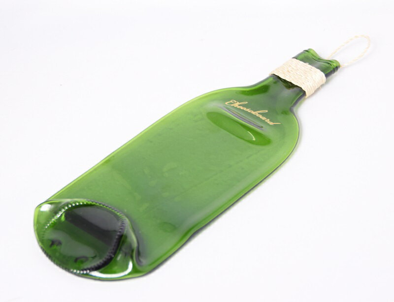 フィリピン　アップサイクル　ガラス瓶　チーズボード　グリーン
